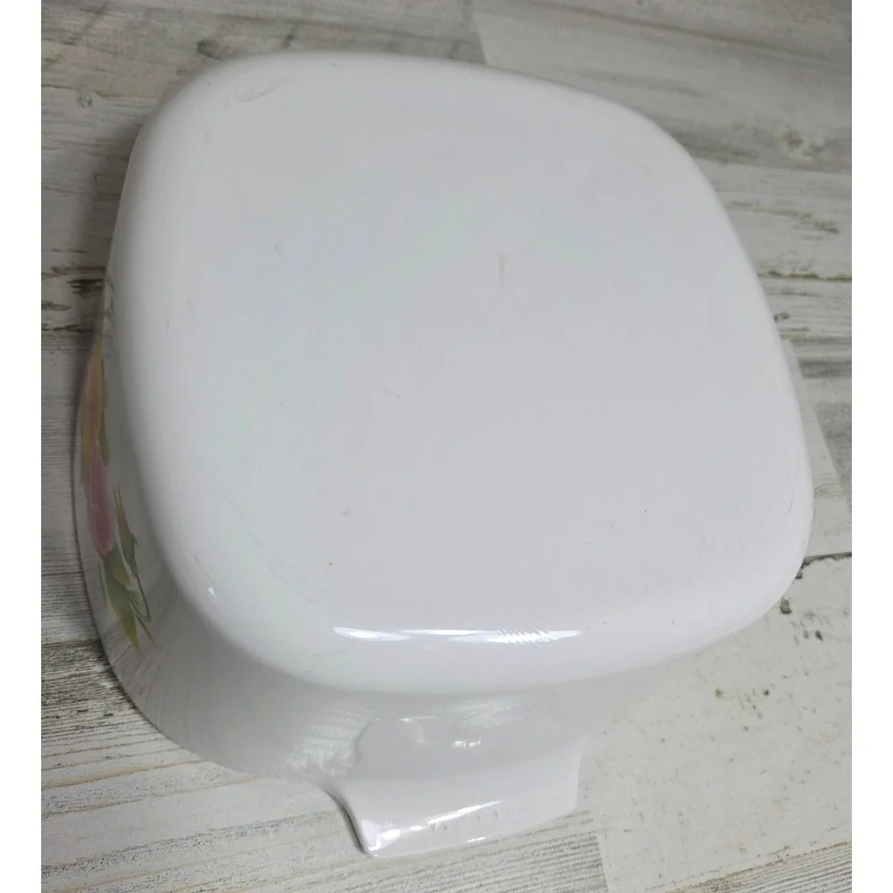 Vintage Corningware Summer Blush 3qt Casserole Dish A-3-B Base Only No Lid